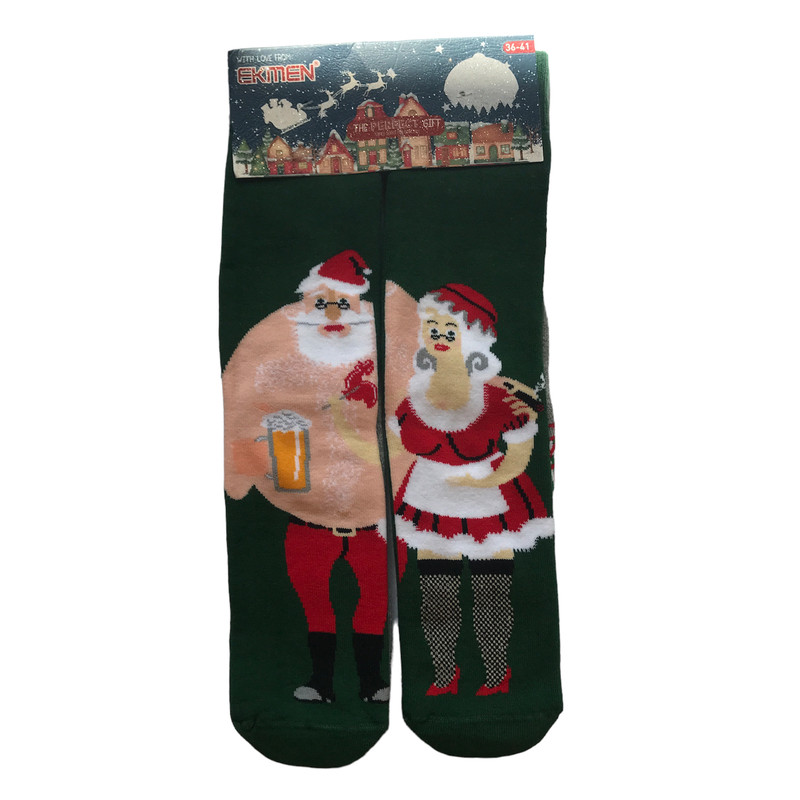 خرید و قیمت جوراب ساق بلند زنانه اکمن ترک مدل حوله ای ezh مجموعه 2 عددی