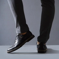 کفش رسمی مشکی مردانه مدل کلاسیک مشکی