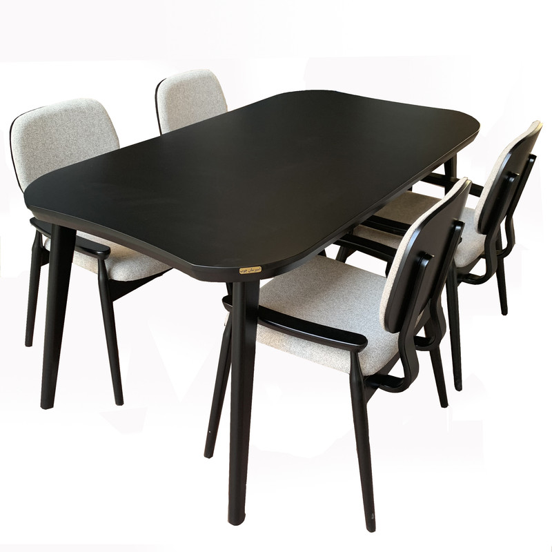 خرید و قیمت میز و صندلی ناهار خوری 4 نفره اسپرسان چوب مدل sm113