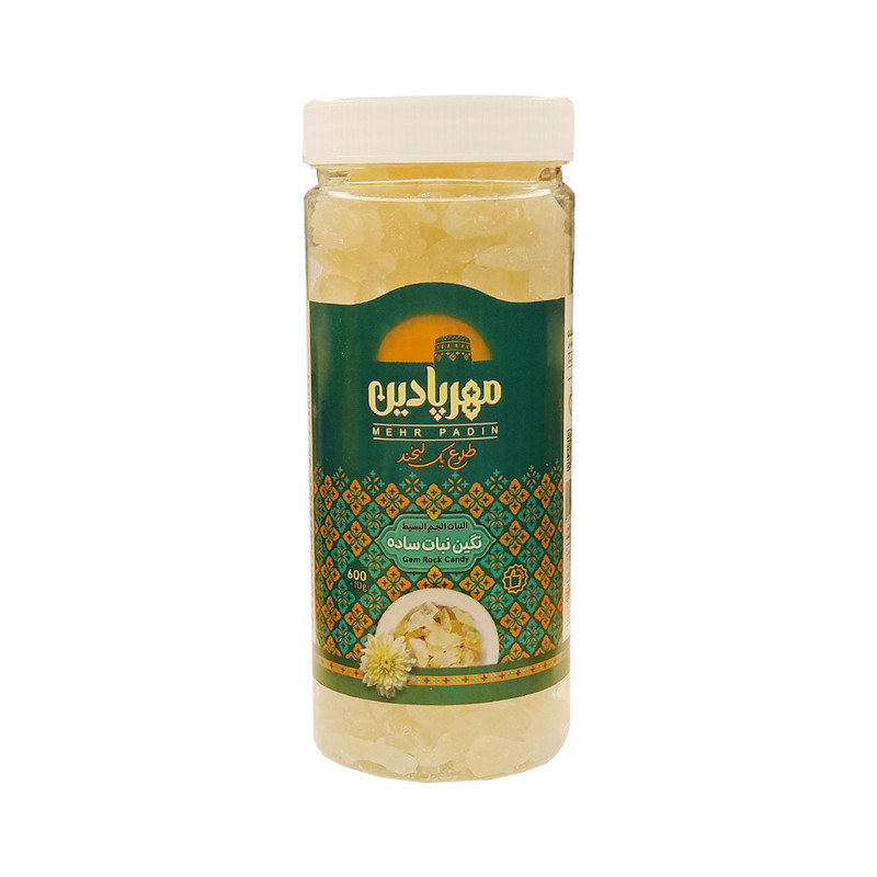 خرید و قیمت نگین نبات ساده مهرپادین - 600 گرم