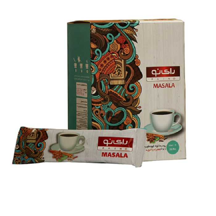 خرید و قیمت قهوه رای نو مدل Masala - 16 ساشه 25 گرمی