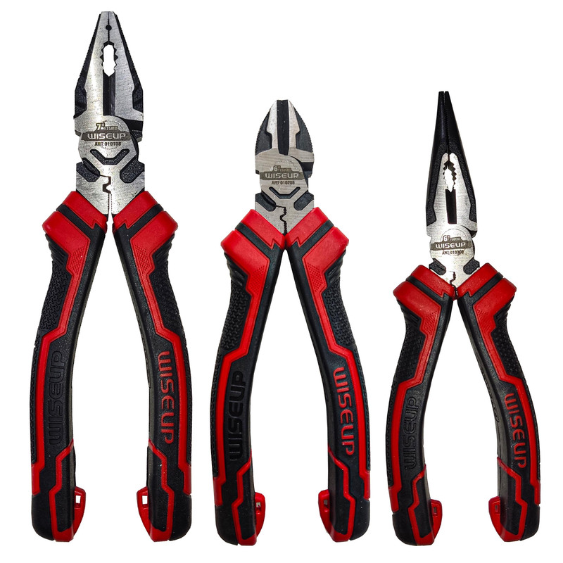 خرید و قیمت انبردست و انبر دمباریک و سیم چین فشار قوی وایزآپ مدل ART 5021 سایز 7 اینچ