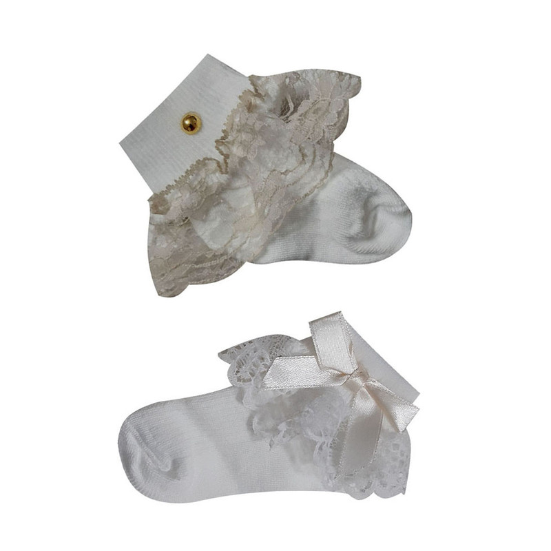 جوراب نوزادی کد 85 مجموعه 2 عددی