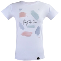 تی شرت آستین کوتاه زنانه 27 مدل طرح والپیپر کد Z09 رنگ سفید