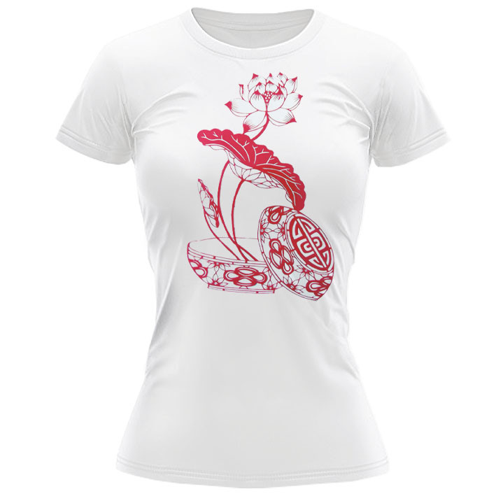 تیشرت زنانه طرح گل کد BS135