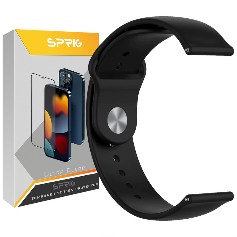 بند اسپریگ مدل BIS-Sic مناسب برای ساعت هوشمند سامسونگ galaxy Gear Sport