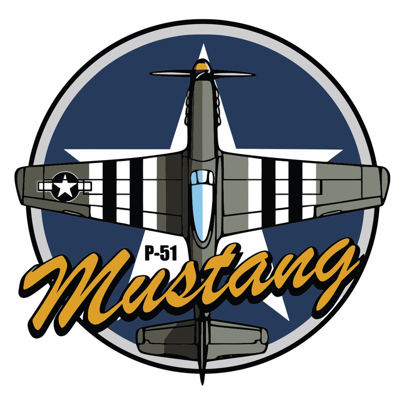 برچسب لپ تاپ پویا مارکت طرح P-51 کد 3511