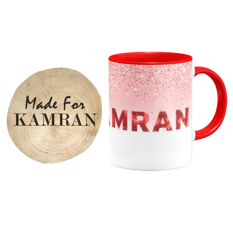 ماگ گالری وبفر مدل کامران به همراه زیر لیوانی