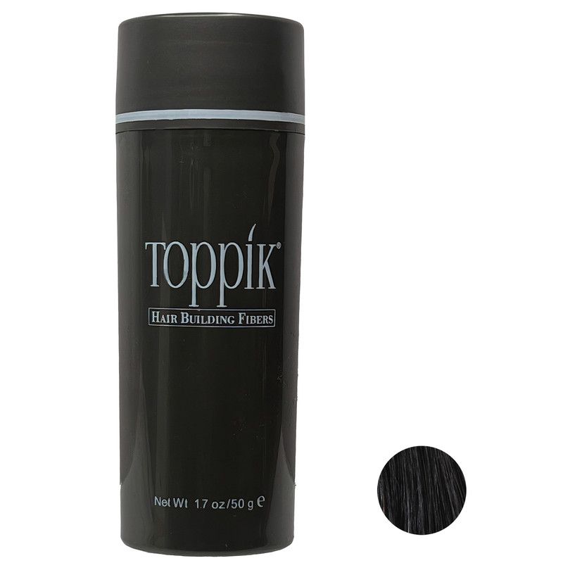 پودر پر پشت کنند مو تاپیک مدل 02 وزن 50 گرم رنگ مشکی