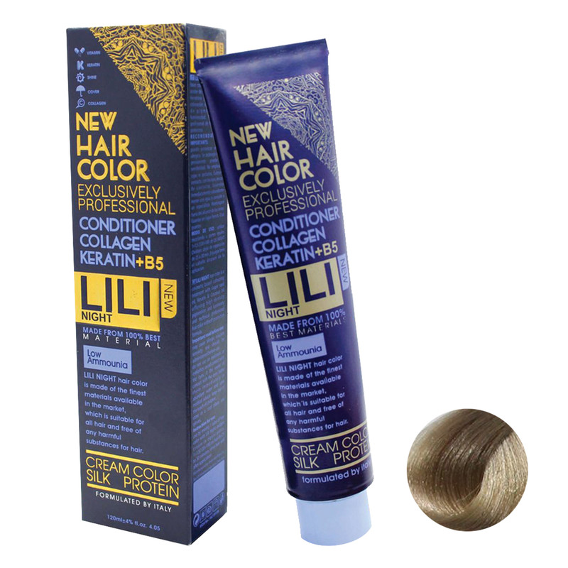 رنگ مو لی لی نایت مدل B5 شماره PR10 حجم 120 میلی لیتر رنگ کاراملی