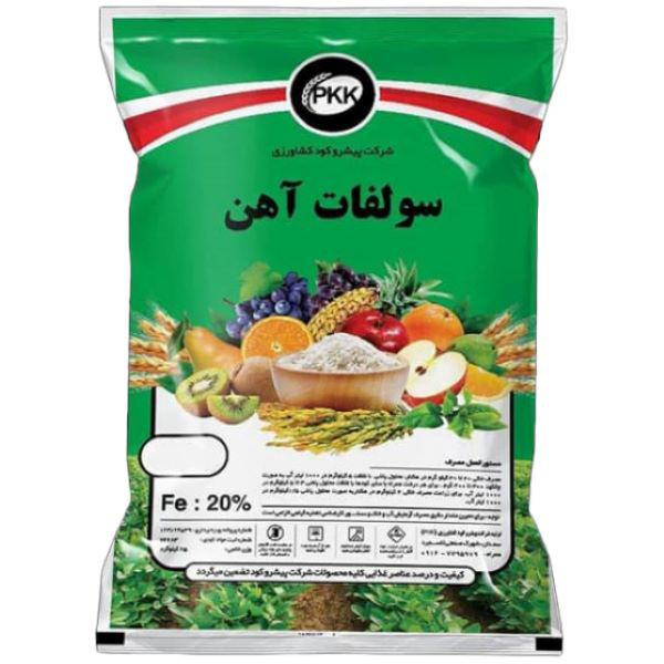 خرید و قیمت کود سولفات آهن 20 درصد پیشرو مدل کریستال وزن 1 کیلوگرم