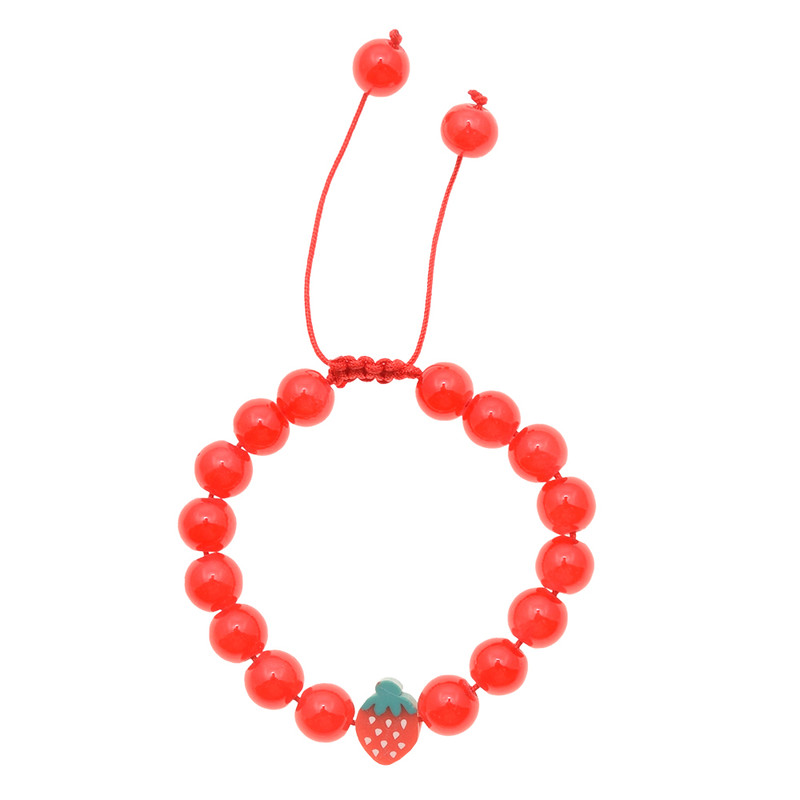 دستبند دخترانه دلنار گالری مدل توت فرنگی