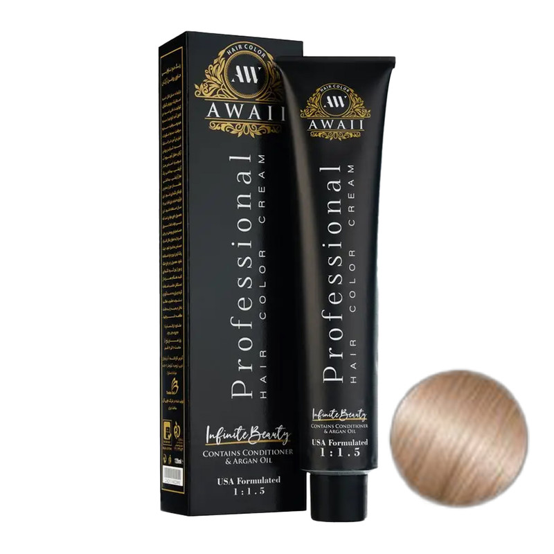 خرید و قیمت رنگ مو آوایی شماره 8.631 حجم 120 میلی لیتر رنگ شیر نسکافه