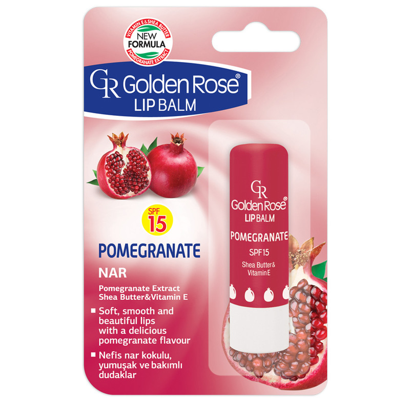 خرید و قیمت بالم لب گلدن رز مدل Pomegranate Shine حجم 5 میلی لیتر