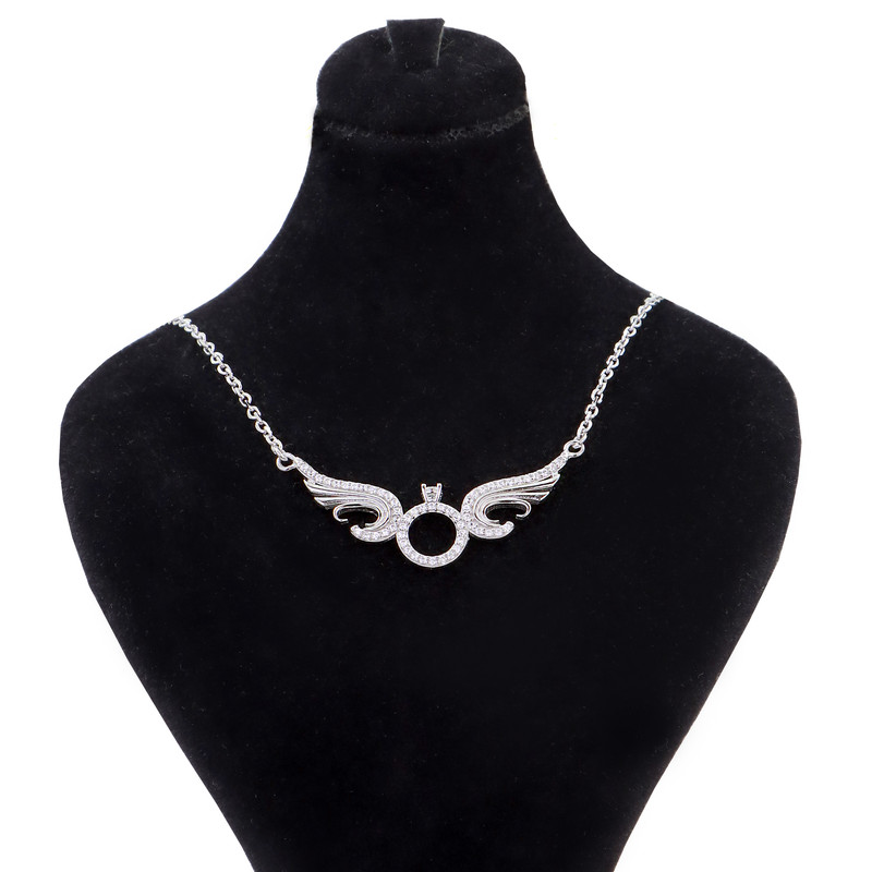 خرید و قیمت گردنبند نقره زنانه جی تی ای مدل بال فرشته