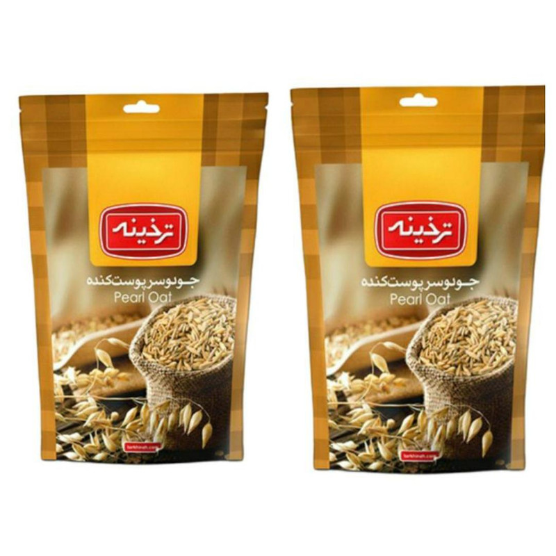 جو دوسر پوست کنده ترخینه -200 گرم بسته 2 عددی