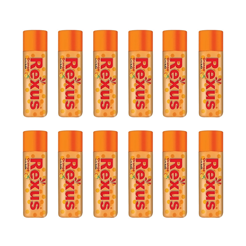 آبمیوه پرتقال با تکه های آلوئه ورا حبابی رکسوس - 320 میلی لیتر بسته 12 عددی