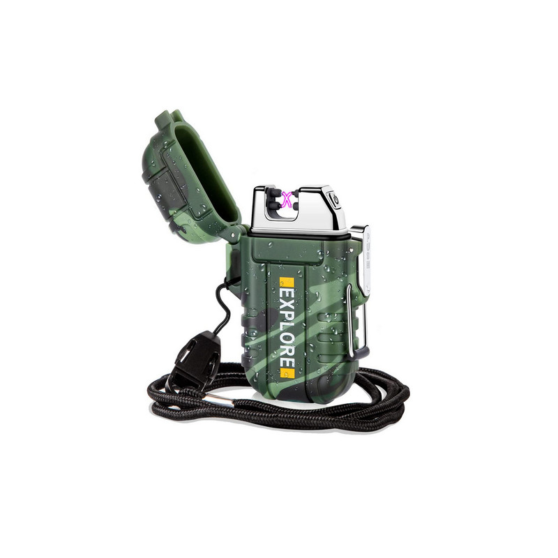 فندک مدل پلاسمایی اکسپلورر طرح چریکی کد 240372