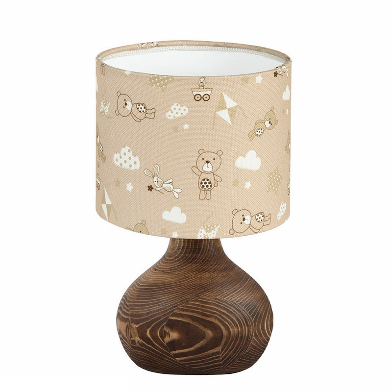 آباژور رومیزی کودک رزبرن مدل bear & kite