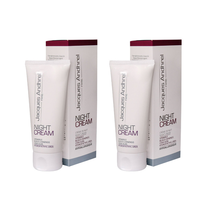 خرید و قیمت کرم آبرسان و مغذی شب ژاک آندرل پاریس مدل N حجم 60 میلی لیتر مجموعه 2 عددی