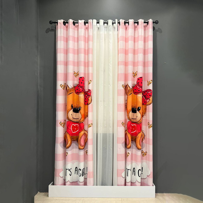 پرده مدل پانچی مخمل و حریر ساده کد n11 سایز 140x275 سانتی متر