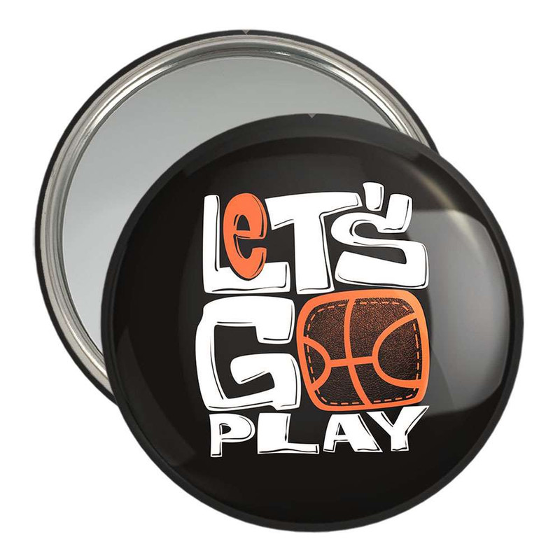 آینه جیبی خندالو طرح بسکتبال کد 4989