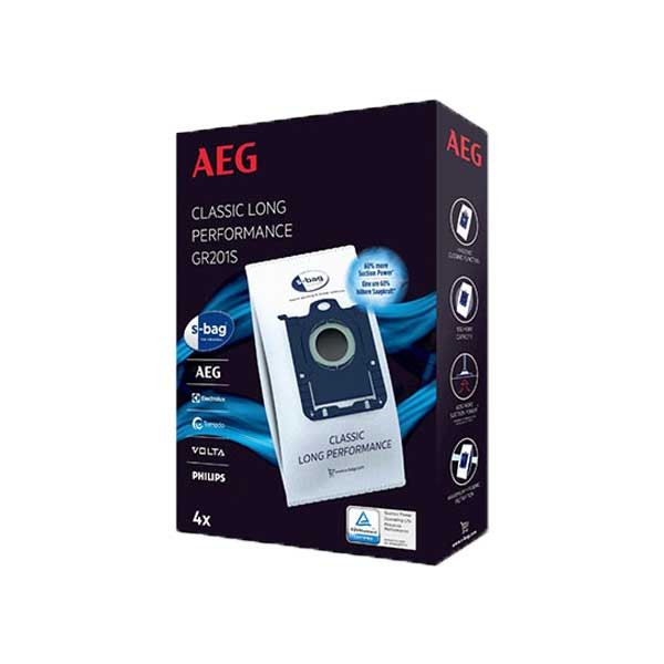 خرید و قیمت پاکت جاروبرقی اس-بگ مدل Classic Long GR 201S مناسب جاروبرقی های فیلیپس و آاگ و الکترولوکس و دوو