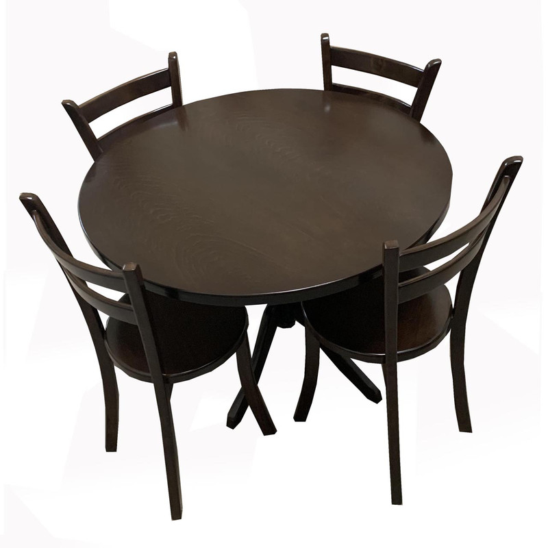 خرید و قیمت میز و صندلی ناهار خوری 4 نفره اسپرسان چوب مدل sm110