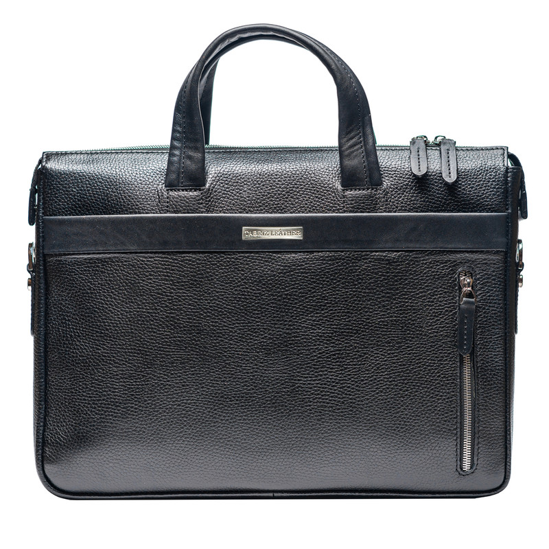خرید و قیمت کیف اداری مردانه خانه چرم تبریز مدل دو دسته ترگان چرم فلوتر