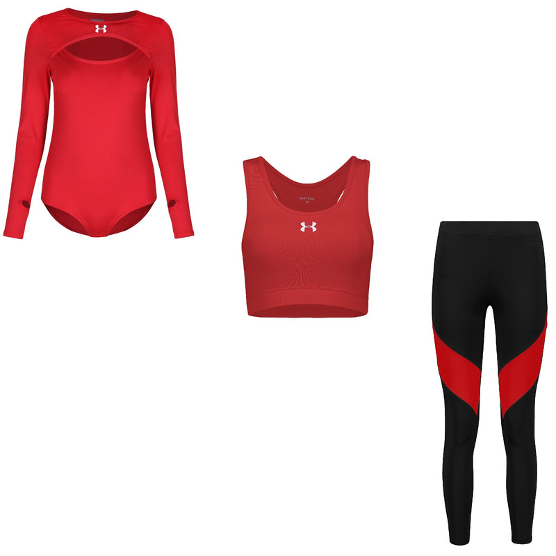 ست 3 تکه لباس ورزشی زنانه مدل 1401-100-1801