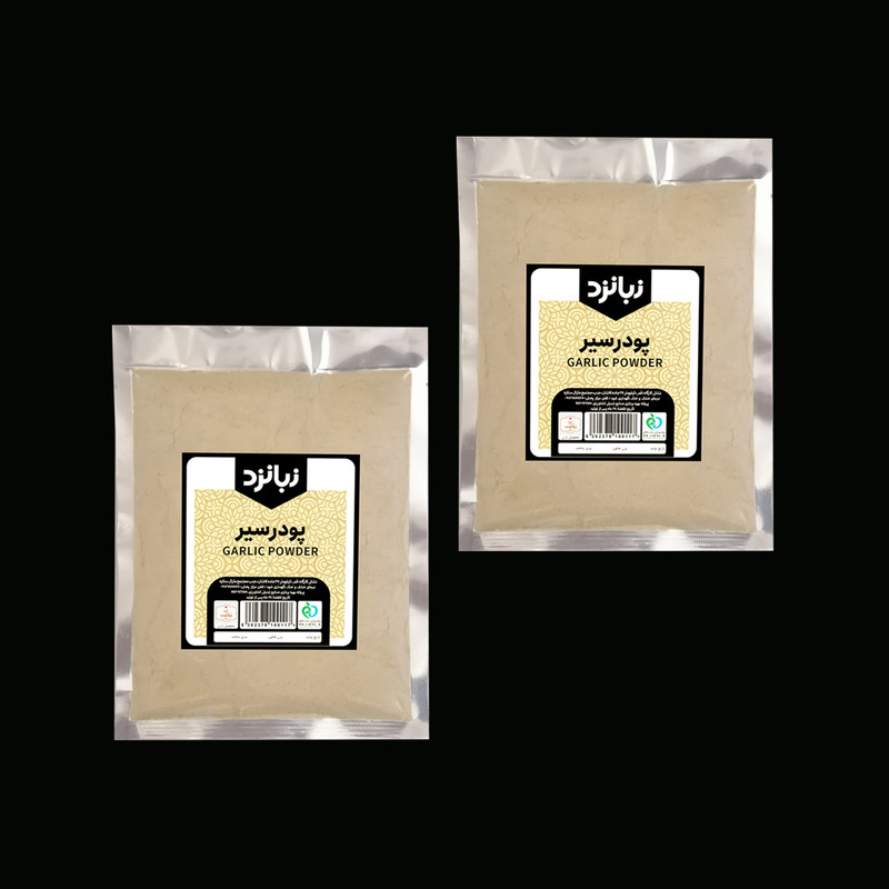 خرید و قیمت پودر سیر زبانزد - 100 گرم بسته 2 عددی