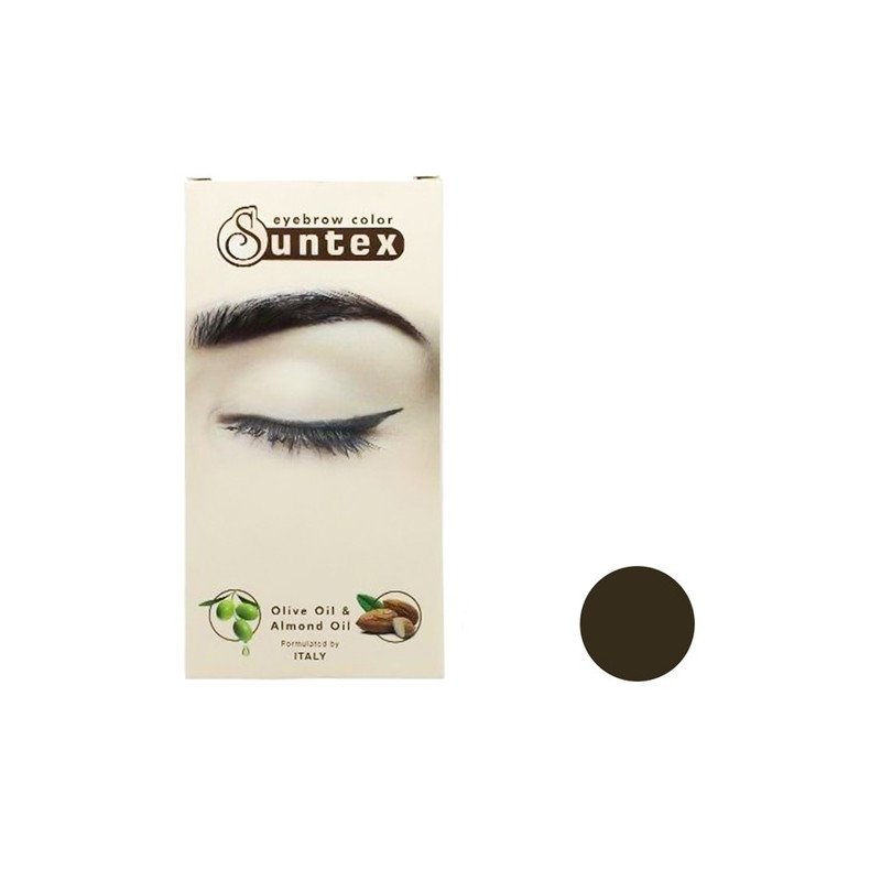 کیت رنگ ابرو سانتکس شماره E7.2 حجم 30 میلی لیتر رنگ بلوند زیتونی متوسط