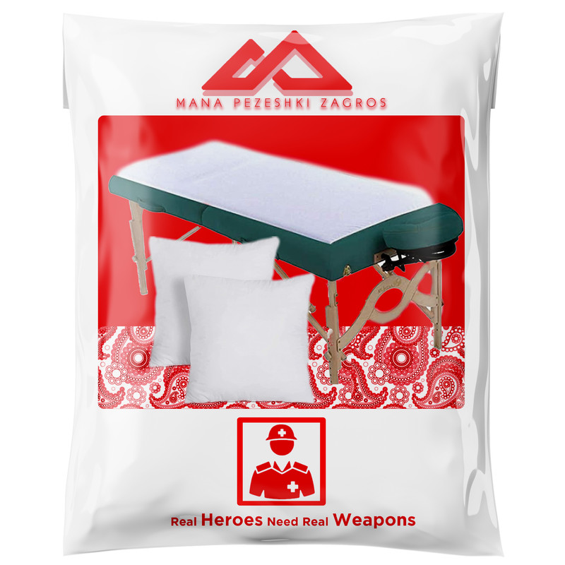 خرید و قیمت سرویس ملحفه یکبار مصرف مانا پزشکی زاگرس مدل MPZ002 یک نفره دو تکه