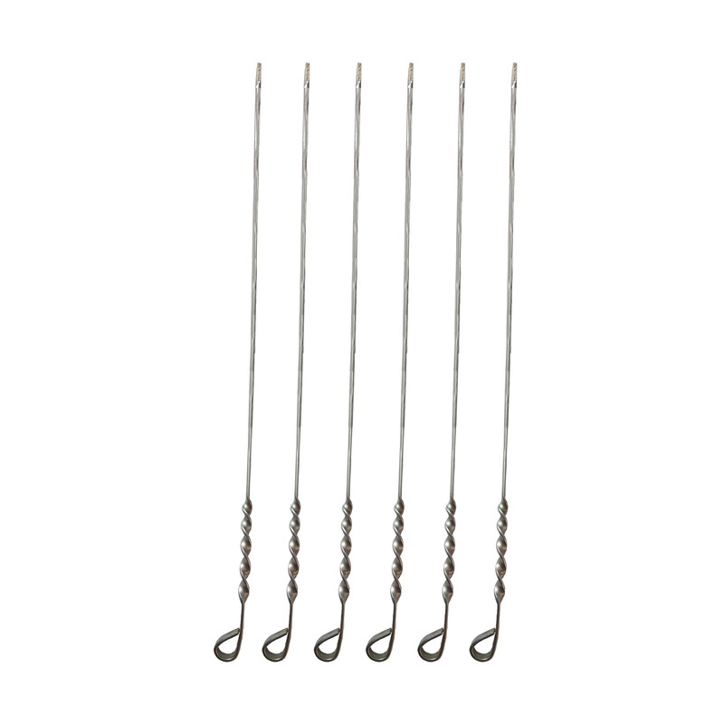 خرید و قیمت سیخ جوجه مدل L80 مجموعه 6 عددی