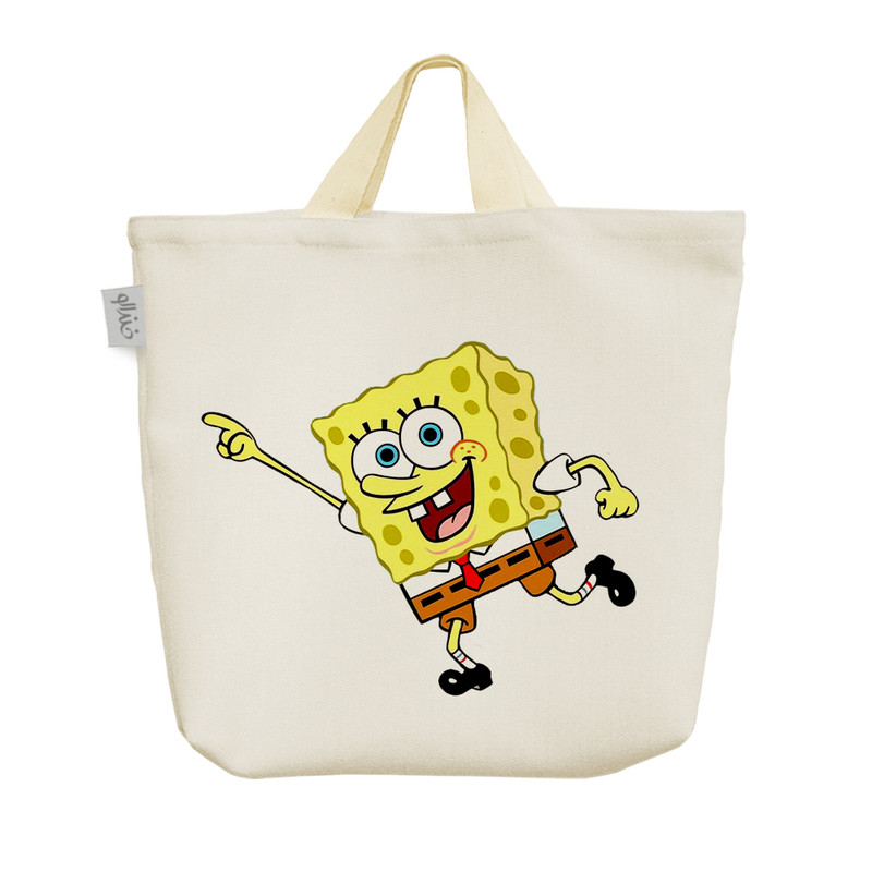 ساک خرید خندالو مدل باب اسفنجی کد 756