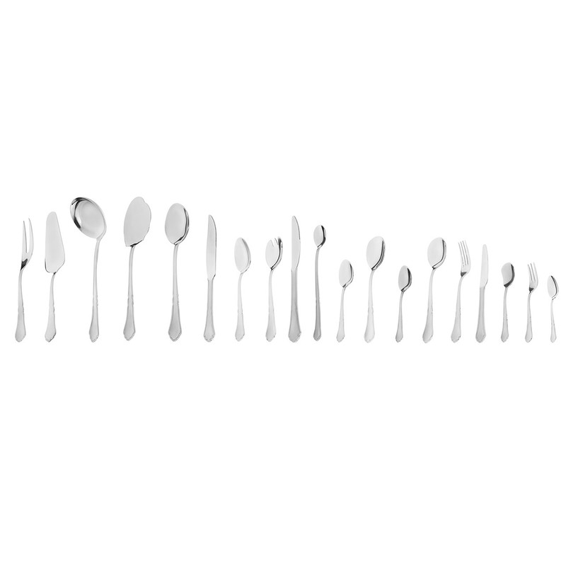 سرویس قاشق و چنگال 129 پارچه صنایع استیل ایران مدل Pasha Royal