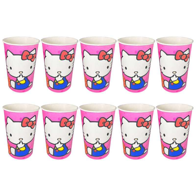 ظرف پاپ کورن مدل کیتی بسته 10 عددی