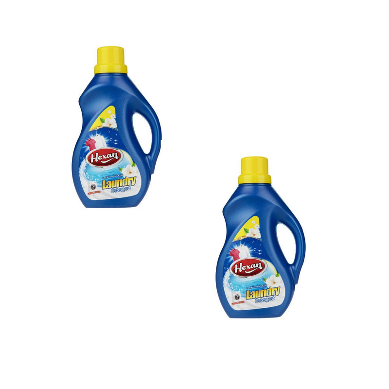 مایع لباسشویی هگزان حجم 1500 میلی لیتر بسته 2 عددی