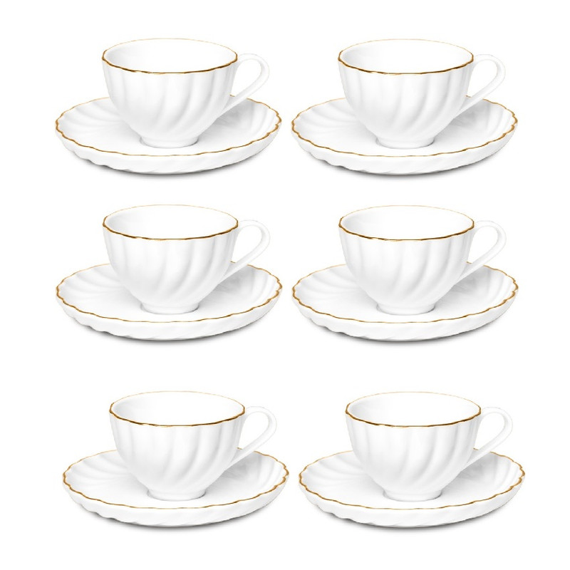 سرویس چای خوری 12 پارچه لمونژ مدل 520