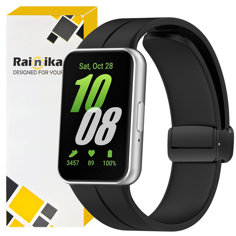 بند ساعت رینیکا مدل Magnet Fit3 مناسب برای مچ بند هوشمند سامسونگ Galaxy Fit 3