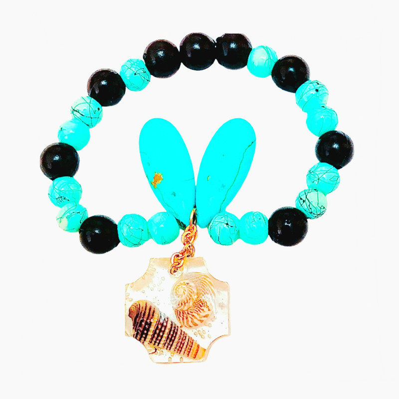 خرید و قیمت دستبند زنانه مدل رزین M002