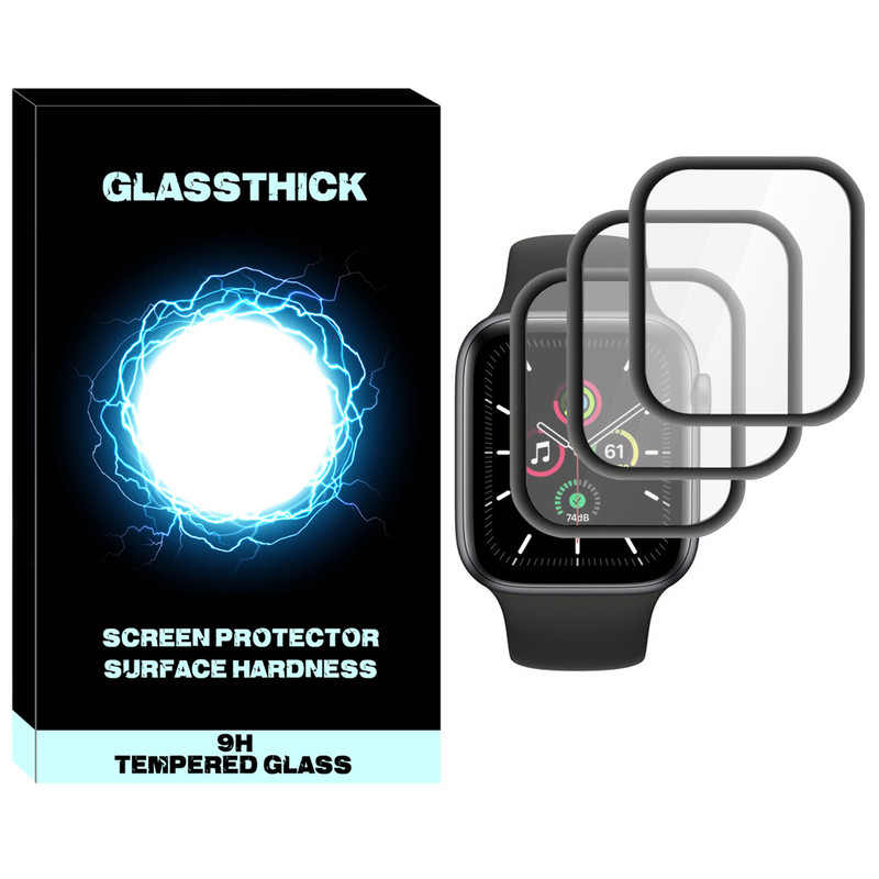 محافظ صفحه نمایش نانو گلستیگ مدل NGL مناسب برای ساعت هوشمند اپل 44 میلی متری بسته سه عددی