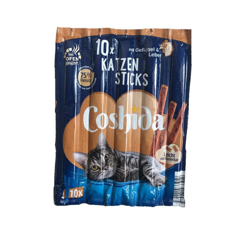 خرید و قیمت تشویقی گربه کوشیدا مدل new geflugel and leber بسته 5 عددی