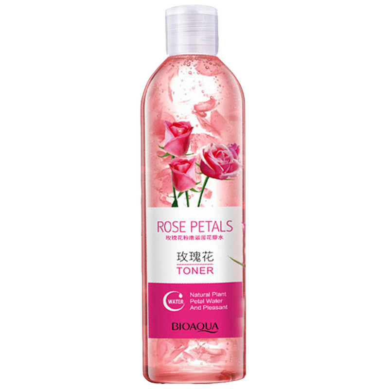 تونر پاک کننده آرایش بایو آکوا مدل گل رز حجم 250 میلی لیتر