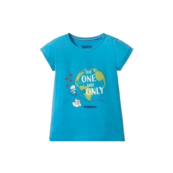 خرید و قیمت تی شرت آستین کوتاه نوزادی اسمورفس مدل کارتونی 2024