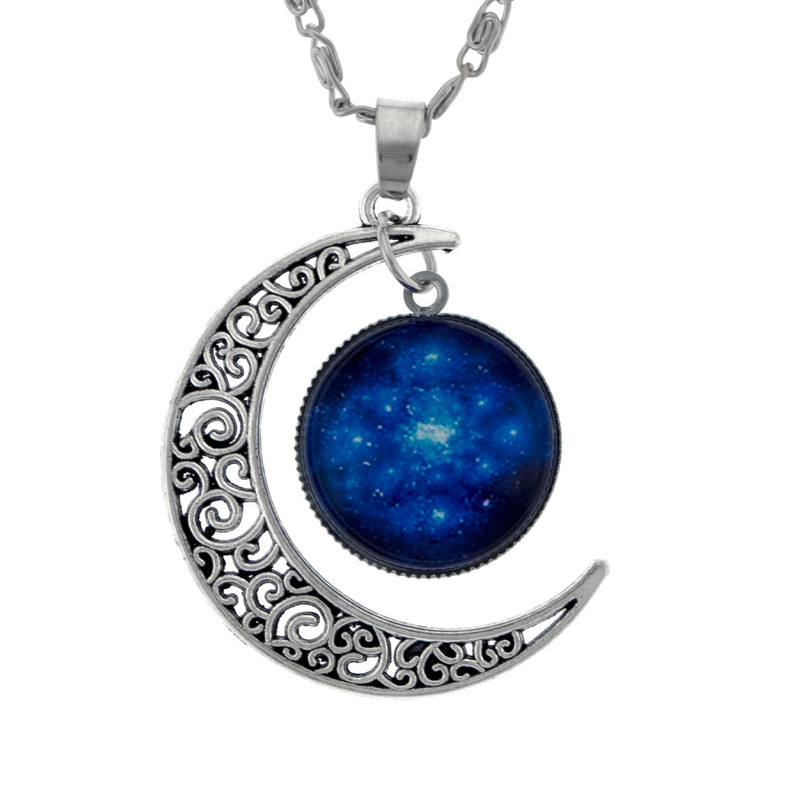 گردنبند زنانه برانت طرح کهکشان سیاره خاموش