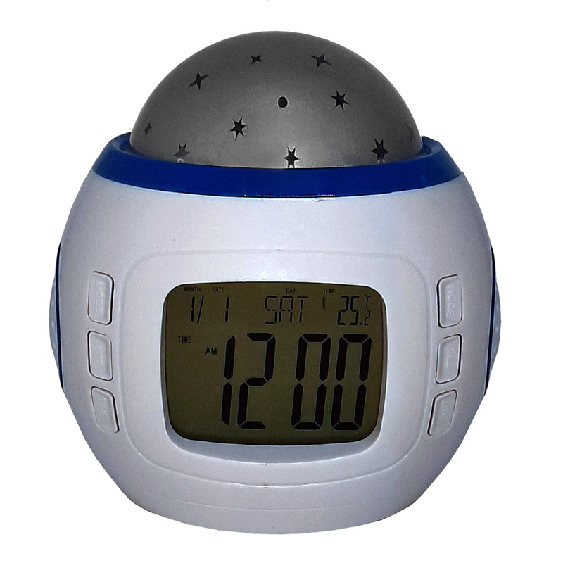 خرید و قیمت ساعت رومیزی موزیکال واتان طرح ستاره