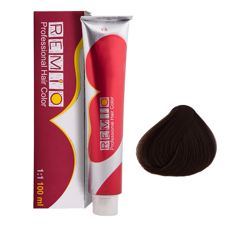 خرید و قیمت رنگ مو رمیو سری طبیعی شماره 5 حجم 100 میلی لیتر رنگ قهوه ای روشن