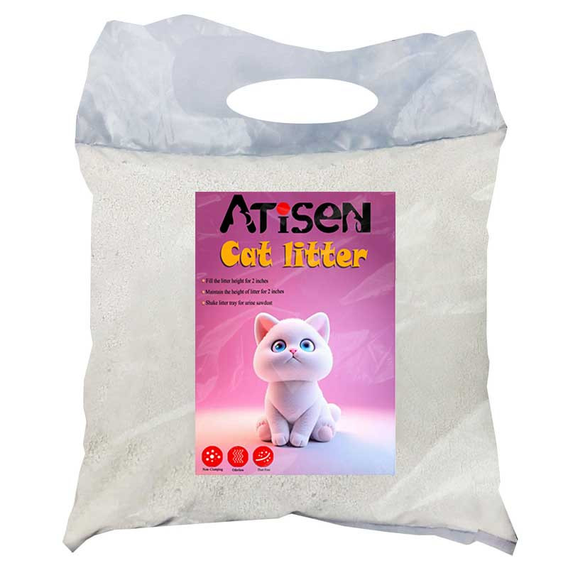 خاک بستر گربه آتیسن مدل گرانول کد R21-04 وزن 4 کیلوگرم