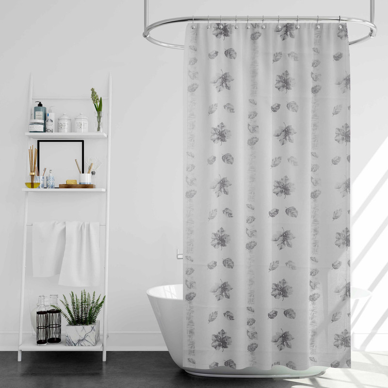 خرید و قیمت پرده حمام پیسو مدل BZ-59 سایز 180×200 سانتی متر